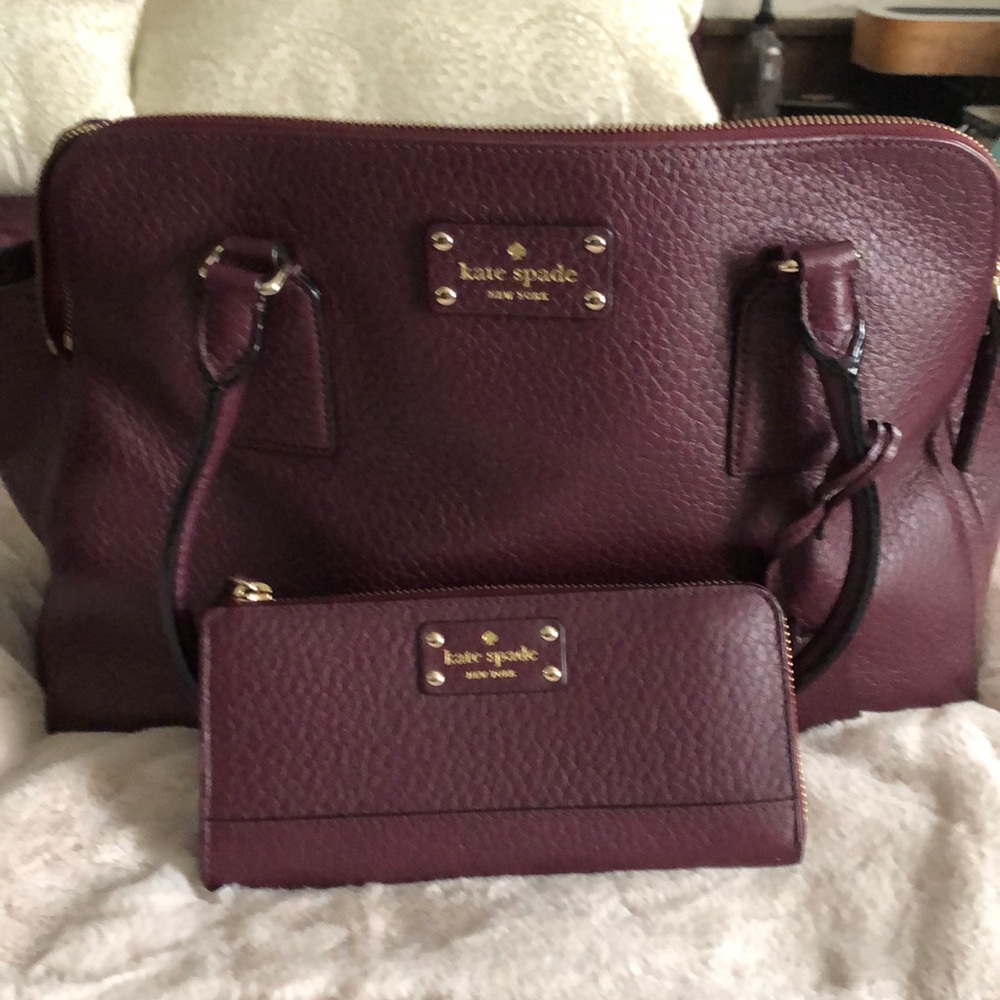 Kate Spade bag and matching wallet